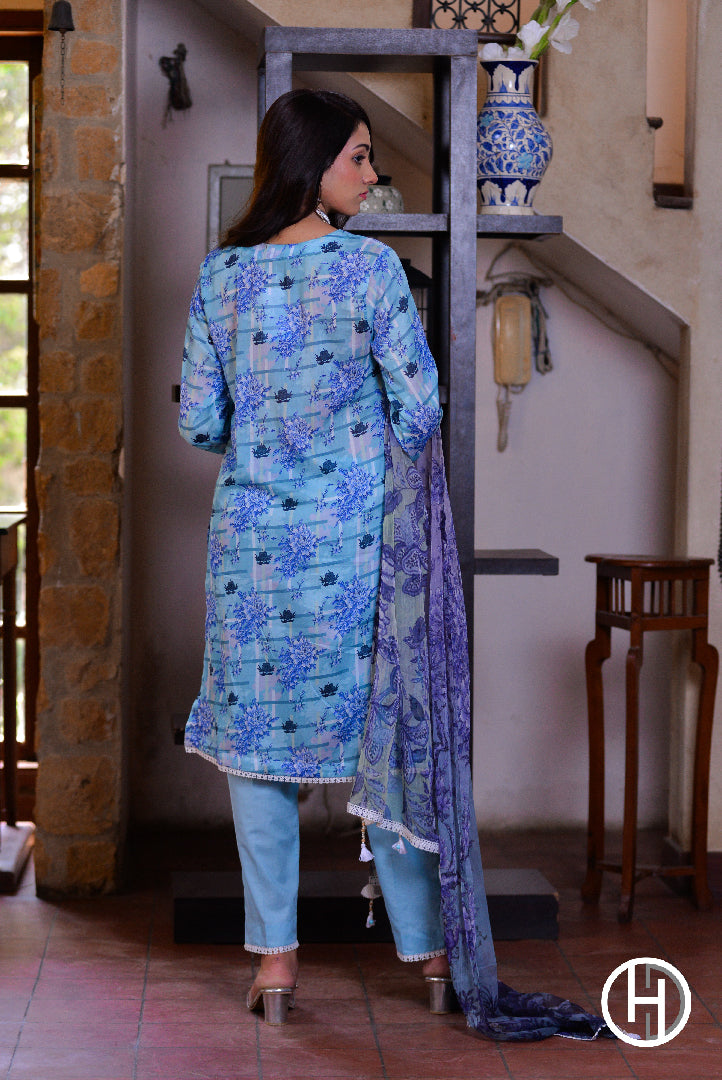 PRINTED LAWN 3PCS STITCHED (KHCL-05)