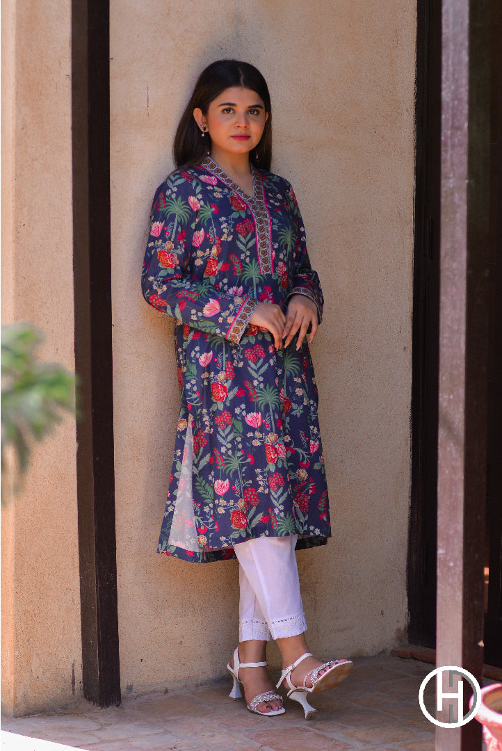 PRINTED LAWN 1PCS STITCHED (KHCL-18)