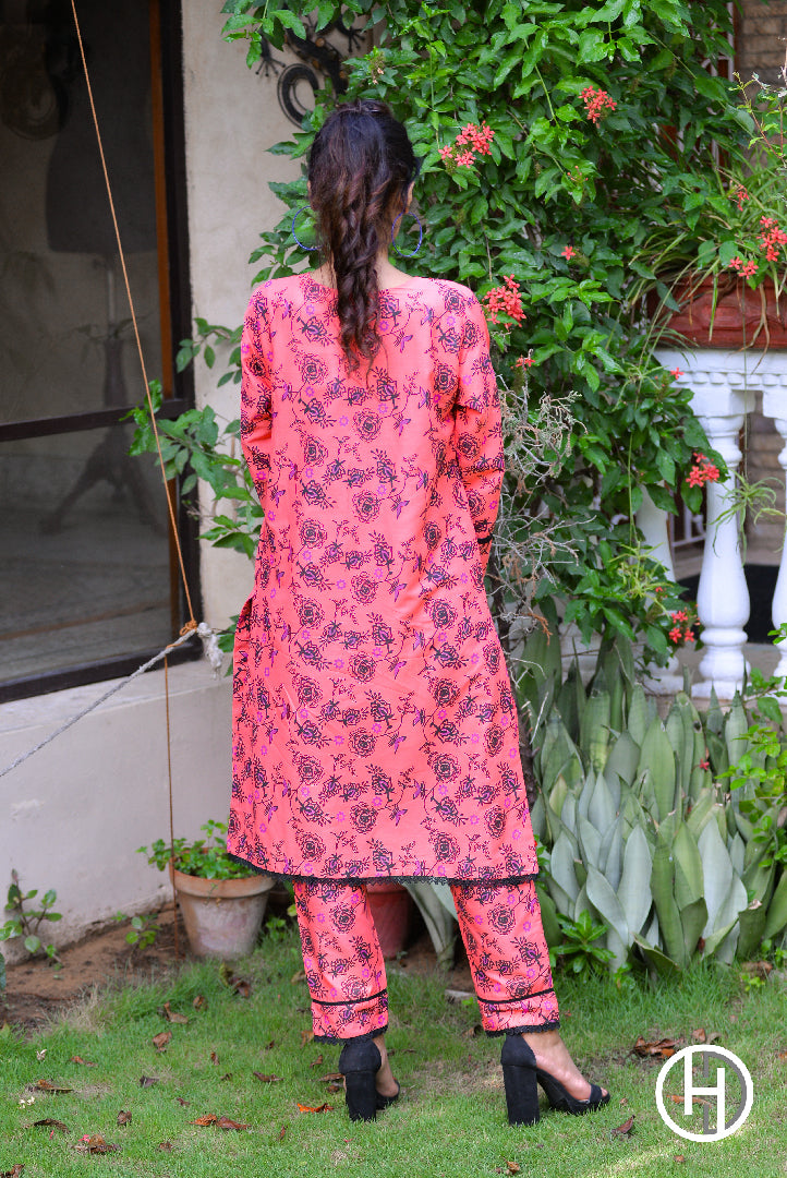 PRINTED LAWN 2PCS STITCHED (KHCL-13)